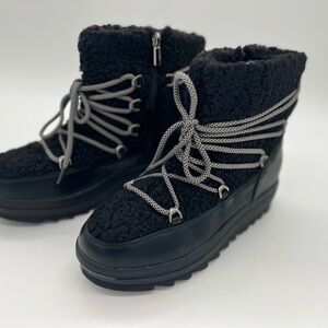 Avenue Women's Wide Width Darby Faux Fur Cold Weather Boot Sz 10W